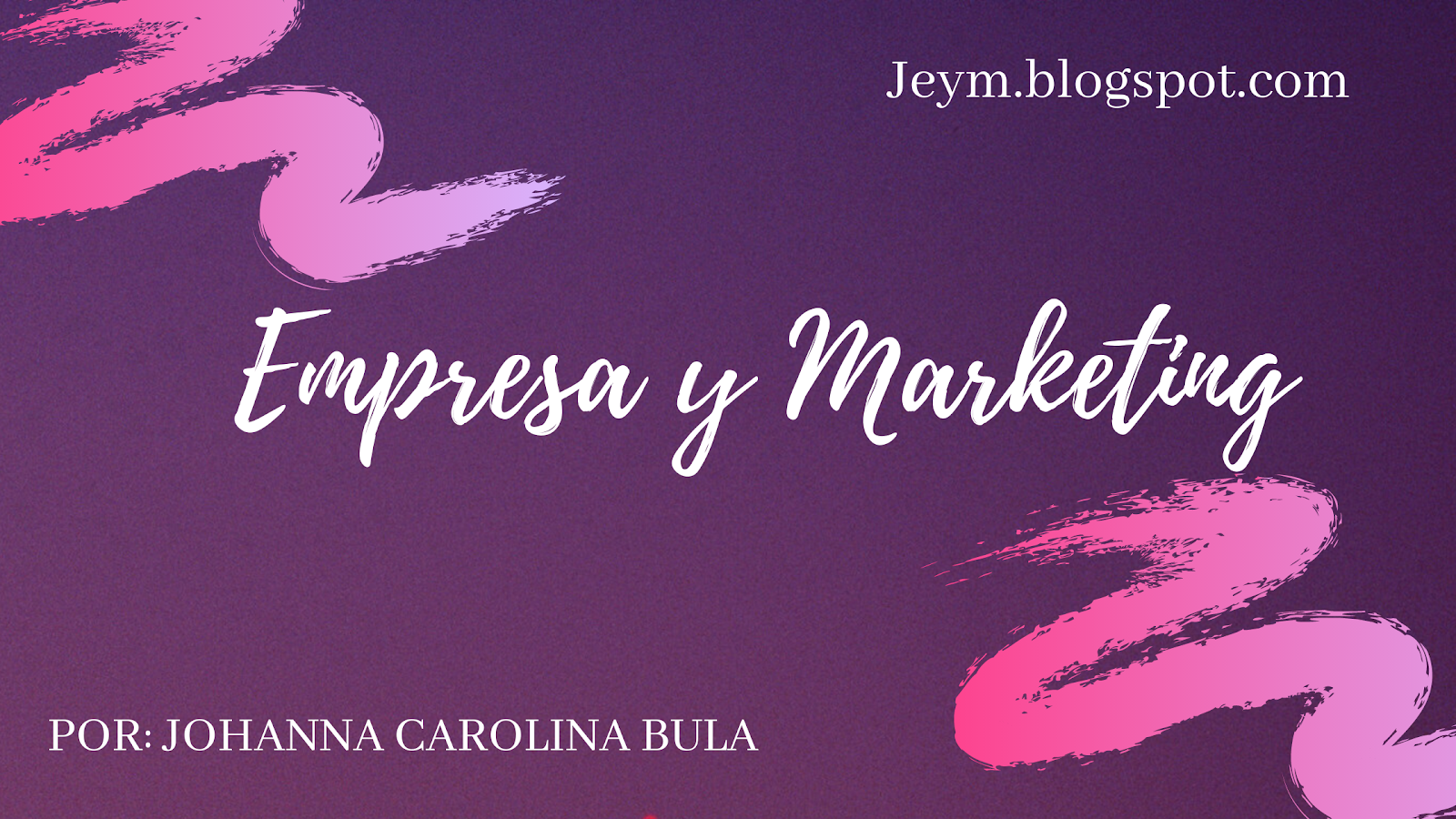 Johanna Bula Empresa y Marketing