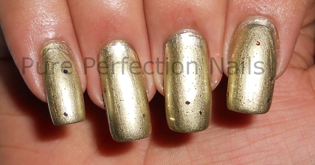 Pure Perfection Nails Red & Gold Nail Stamping Can It Get Better??? We