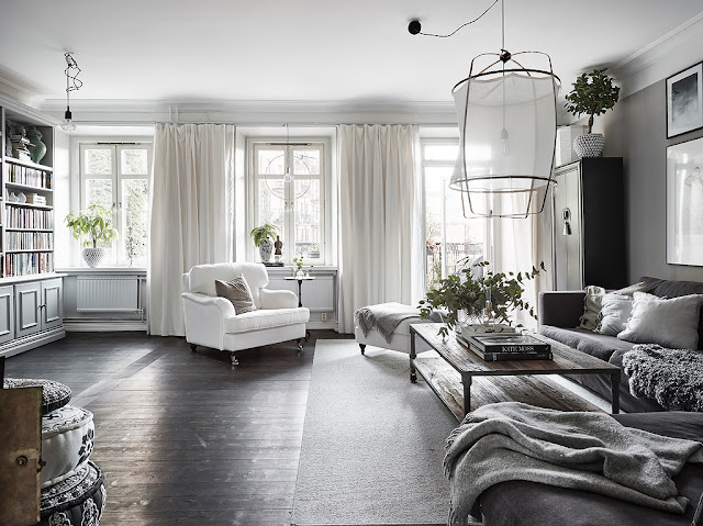Nordhemsgatan 45C, Chic Nordic apartment in gray tones
