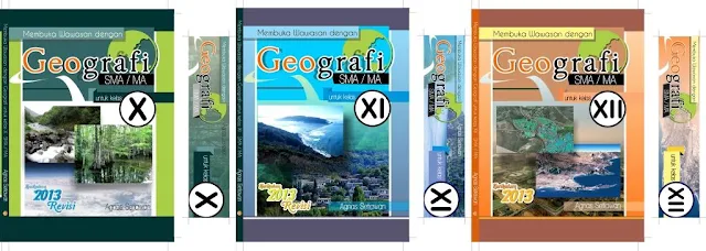 Jual Buku Paket Geografi SMA Kurikulum 2013 Revisi Kelas X, XI dan XII