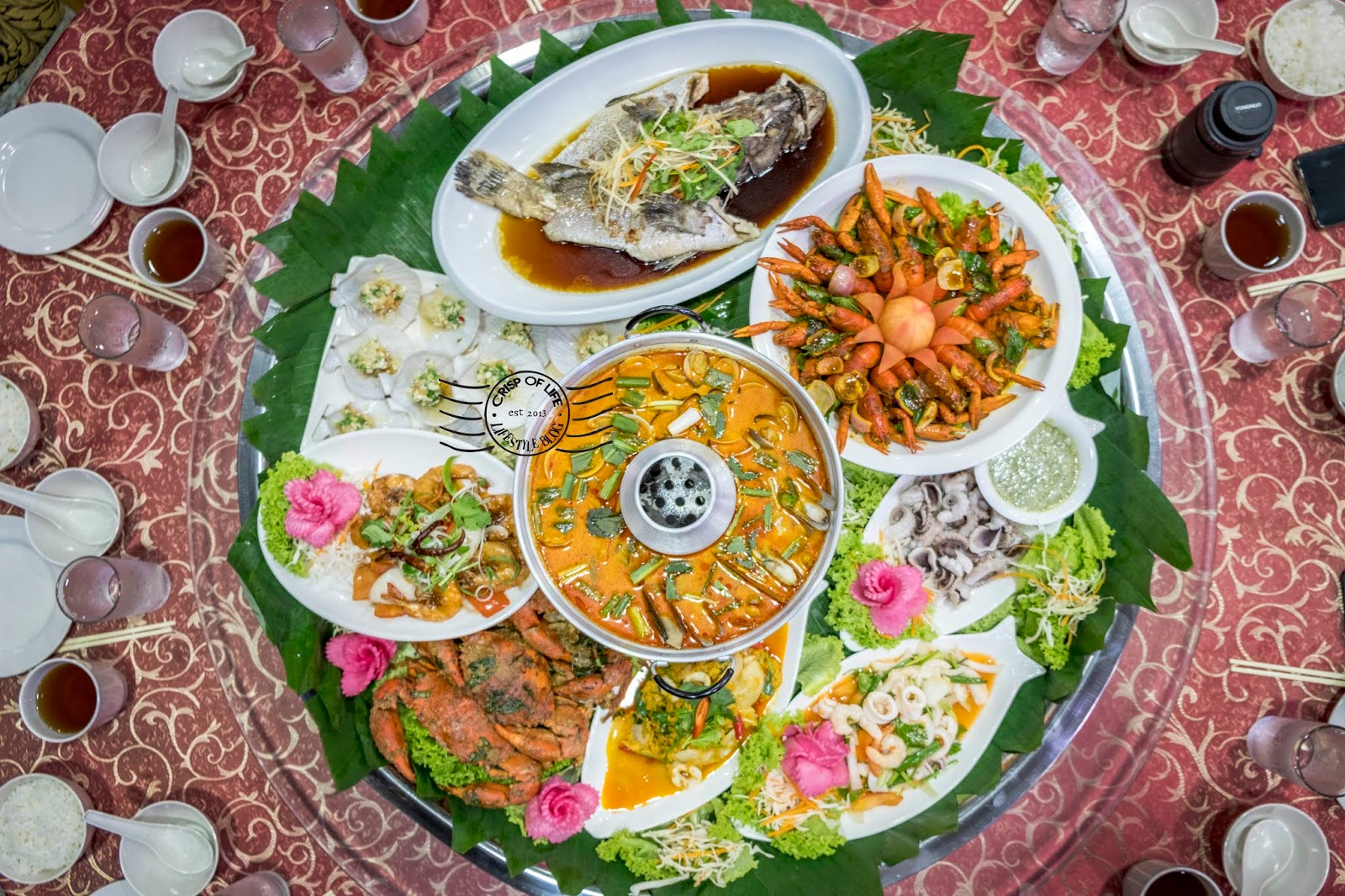 Super Seafood Platter for RM 666 for 10 pax @ Aroi Mak Thai Food Restaurant 中泰海鲜料理