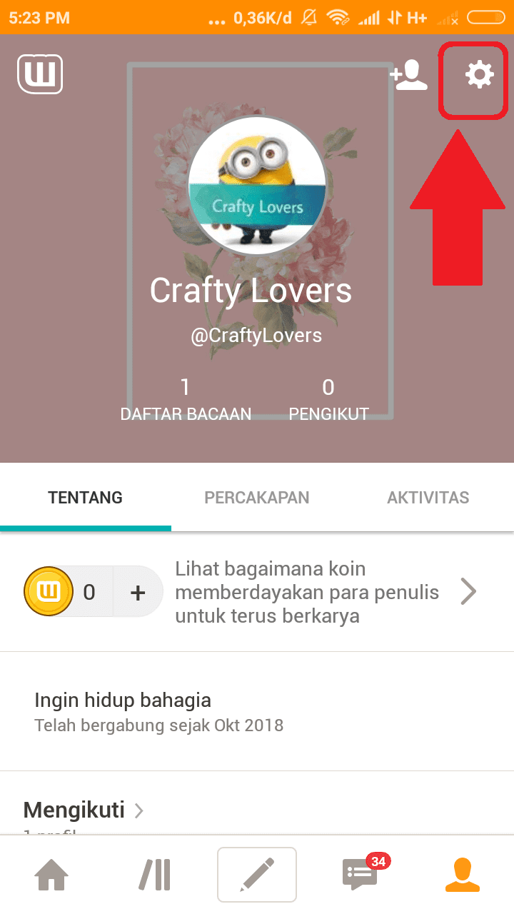 Cara Mengganti Surel di Wattpad Anak Arsitektur
