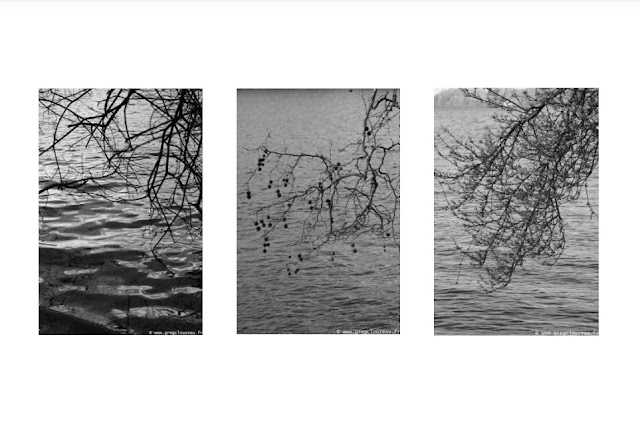Ambiance zen aquatique avec cette Mise en Seine en triptyque Ambiance zen aquatique avec cette Mise en Seine en triptyque