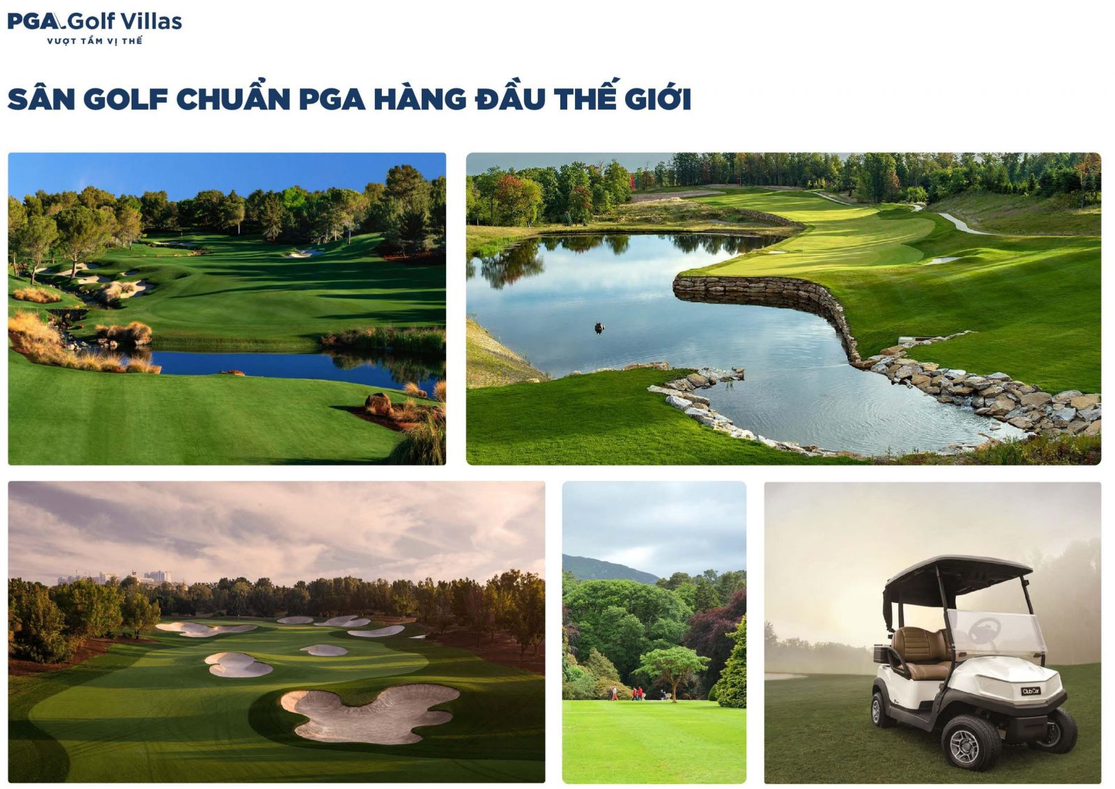Sân Golf PGA độc quyền tại Việt Nam