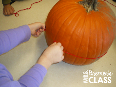 Lots of fall pumpkin activities for Kindergarten!