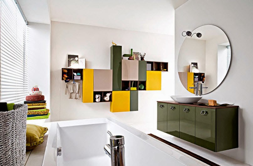 Necessary and Vital Spaces in bathrooms by Cerasa Italy