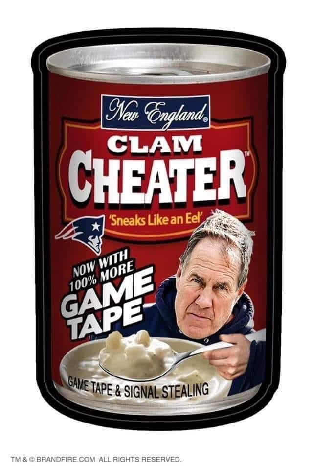 New England Clam Cheater 'Sneaks like an eel' now with 100%more game tape. game tape & signal stealing