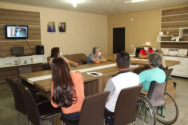 Prefeito de Ministro Andreazza recebe secretária de saúde de Alto Alegre