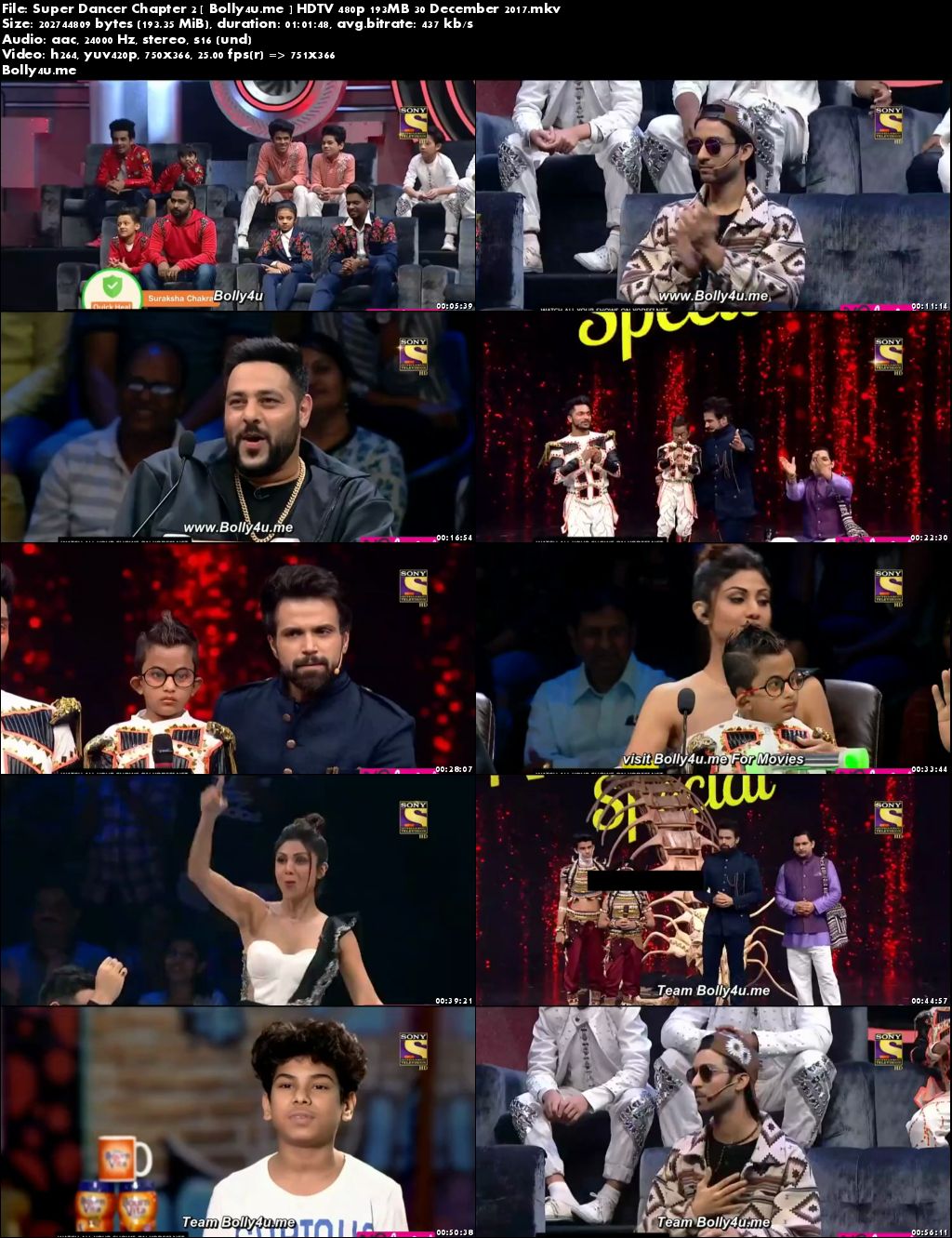 Super Dancer Chapter 2 HDTV 480p 200MB 30 Dec 2017 Download