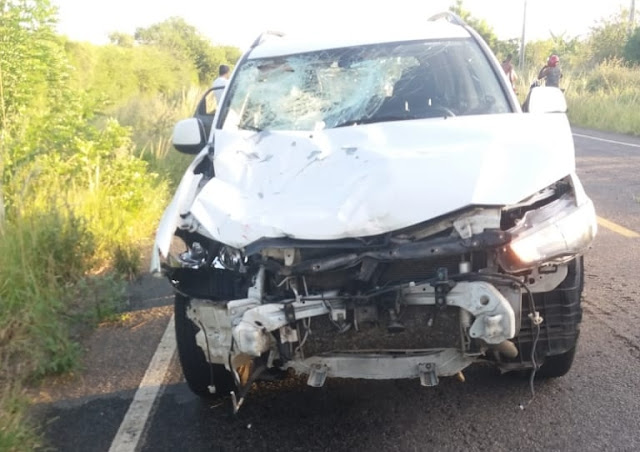 Acidente envolvendo moto e carro deixa homem ferido entre Jacobina e Miguel Calmon