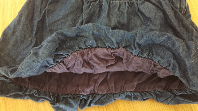 Easy DIY skirt refashion