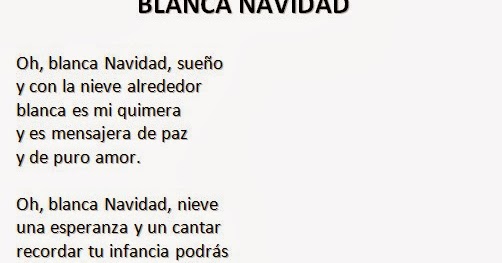 Blanca Navidad, La Más Famosa De Las Canciones Navideñas kantaconmigo.blogspot.com
