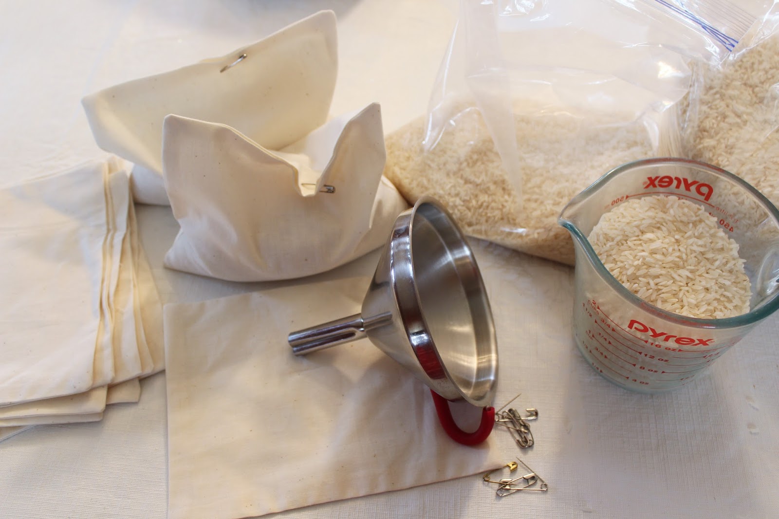 Ohio Thoughts Easy Homemade Rice Heat or Cold Packs