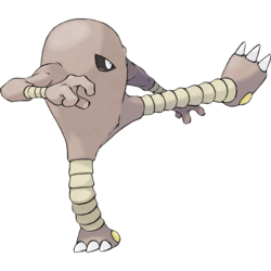 ◓ Pokédex Completa: Hitmonlee (Pokémon) Nº 106