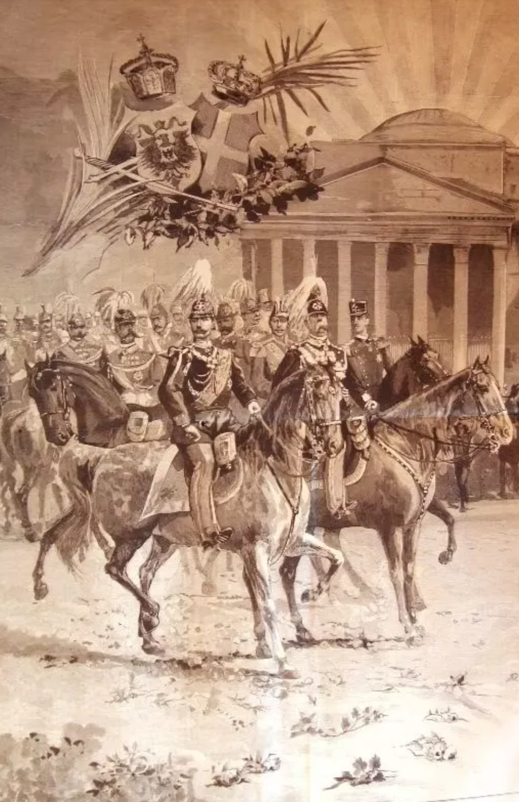 Rerum Romanarum Visita di Guglielmo II a Roma nel 1888
