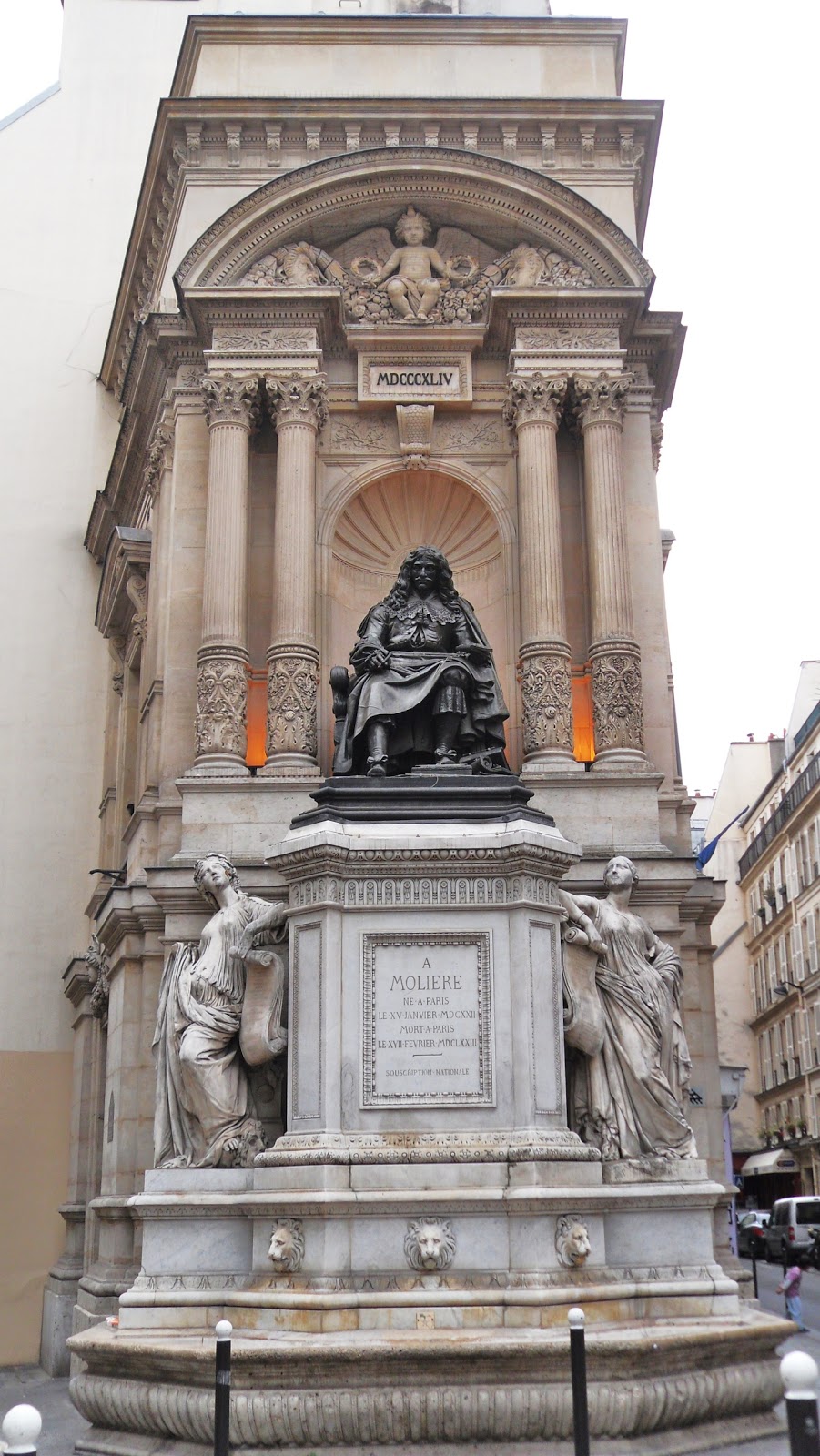 Dr Tony Shaw The Molière Fountain (Fontaine Molière, 2nd arrondissement, Paris, France