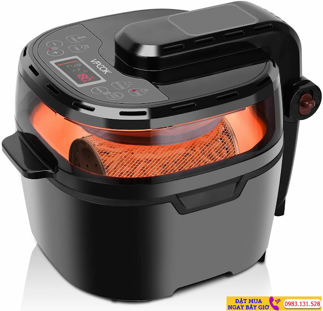 Nồi chiên không dầu 10 lít - Giải pháp hoàn hảo cho bữa ăn gia đình