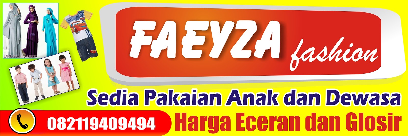 Contoh Spanduk Toko Baju Cdr Karyaku
