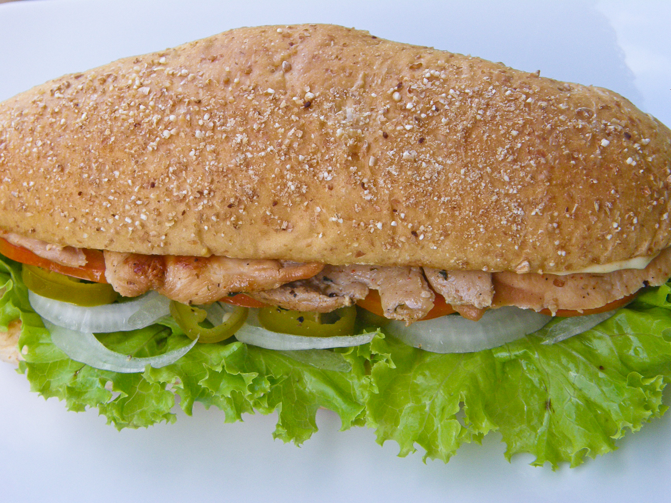 Ben's Deli Grilled Chicken Baguette