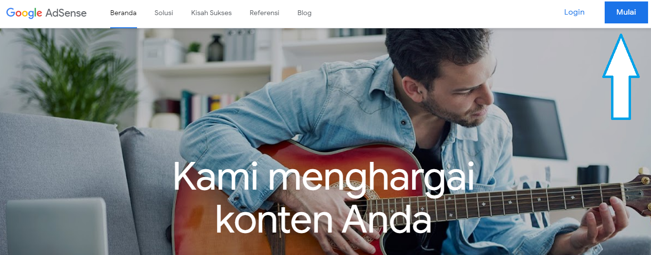 Cara Daftar Google Adsense non Hosted