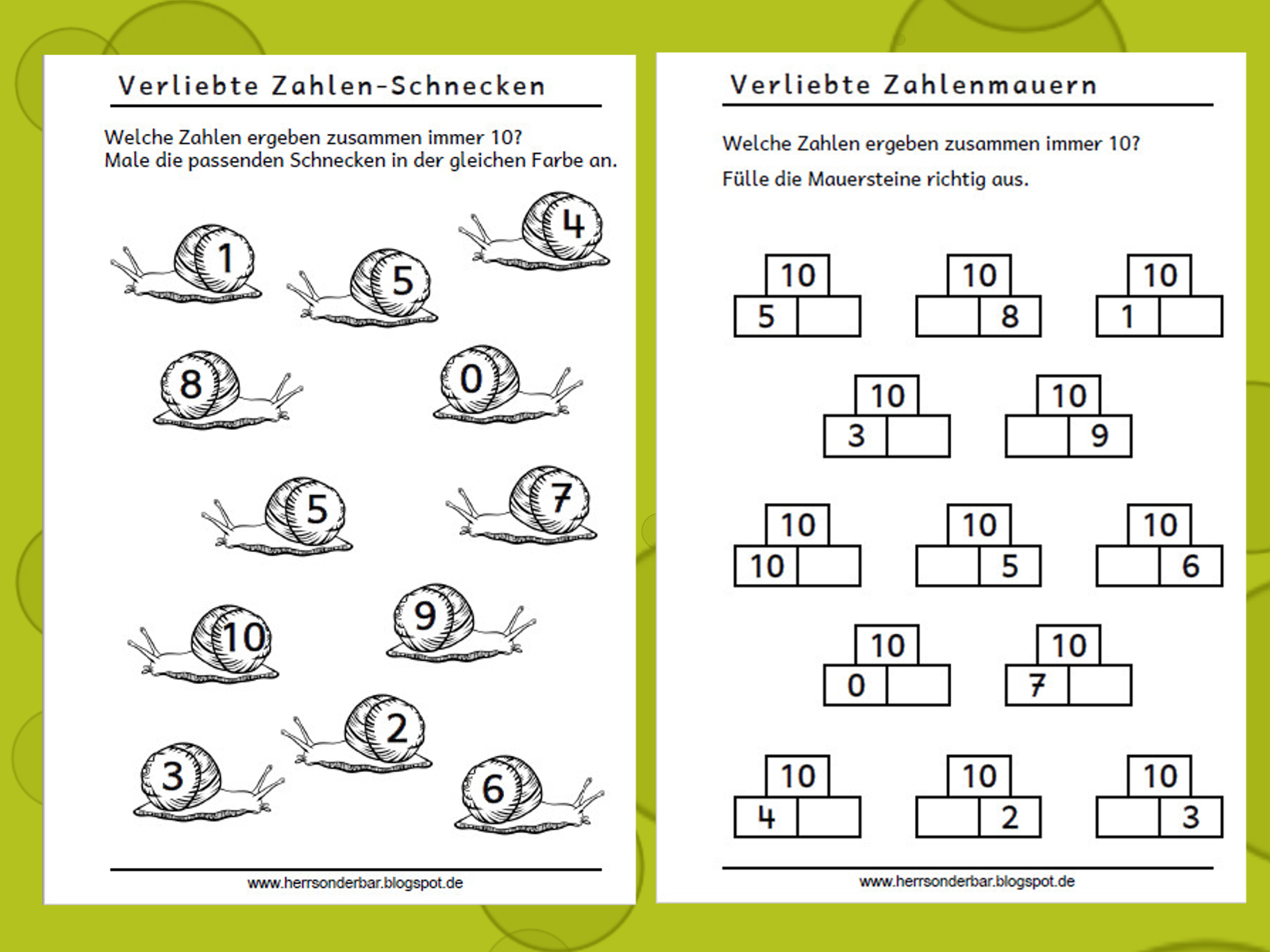 Herr Sonderbar: Verliebte Zahlen (Übungsheft)