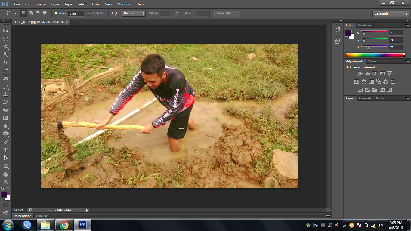 Cara Gabung Gambar Di Photoshop Cs6