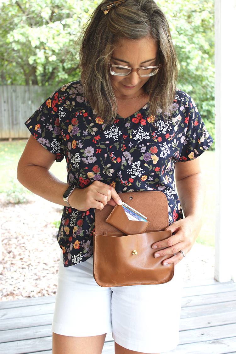 Leather Belt Bag // Kelly Waist Bag Sewing Pattern Review