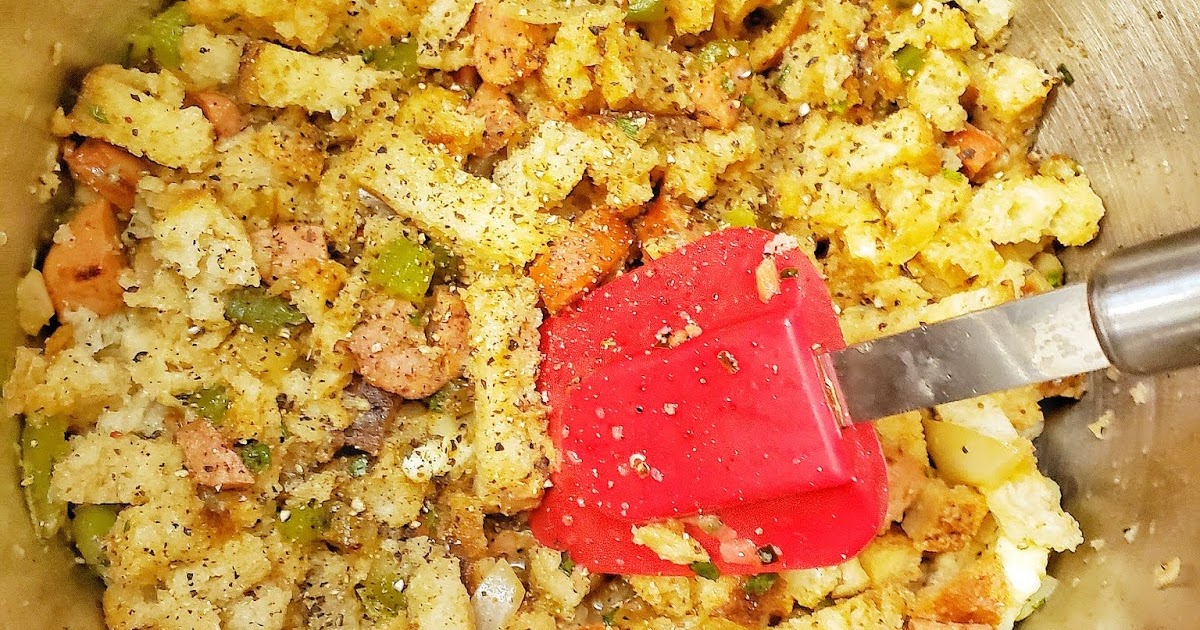 Andouille and Smoked Oyster Dressing Nik Snacks Nik Snacks