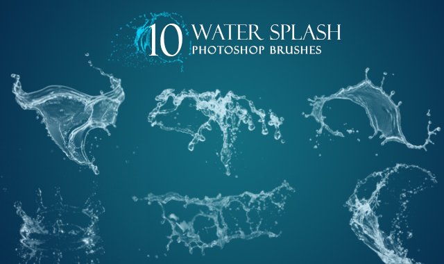 water splash brushes photoshop free download