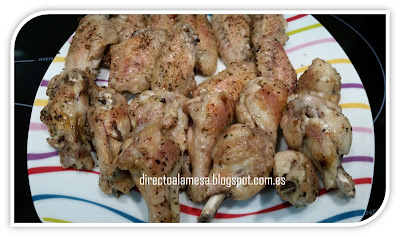 Alitas De Pollo "light"
