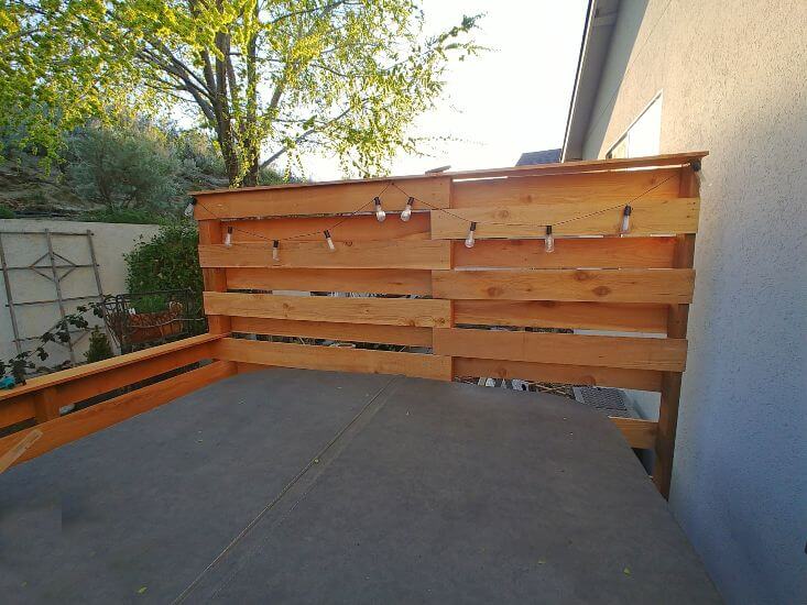 DIY Hot Tub Privacy Screen Little Vintage Cottage