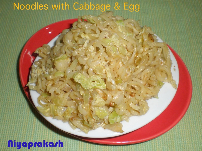 Niya's World Noodles with Cabbage & Egg