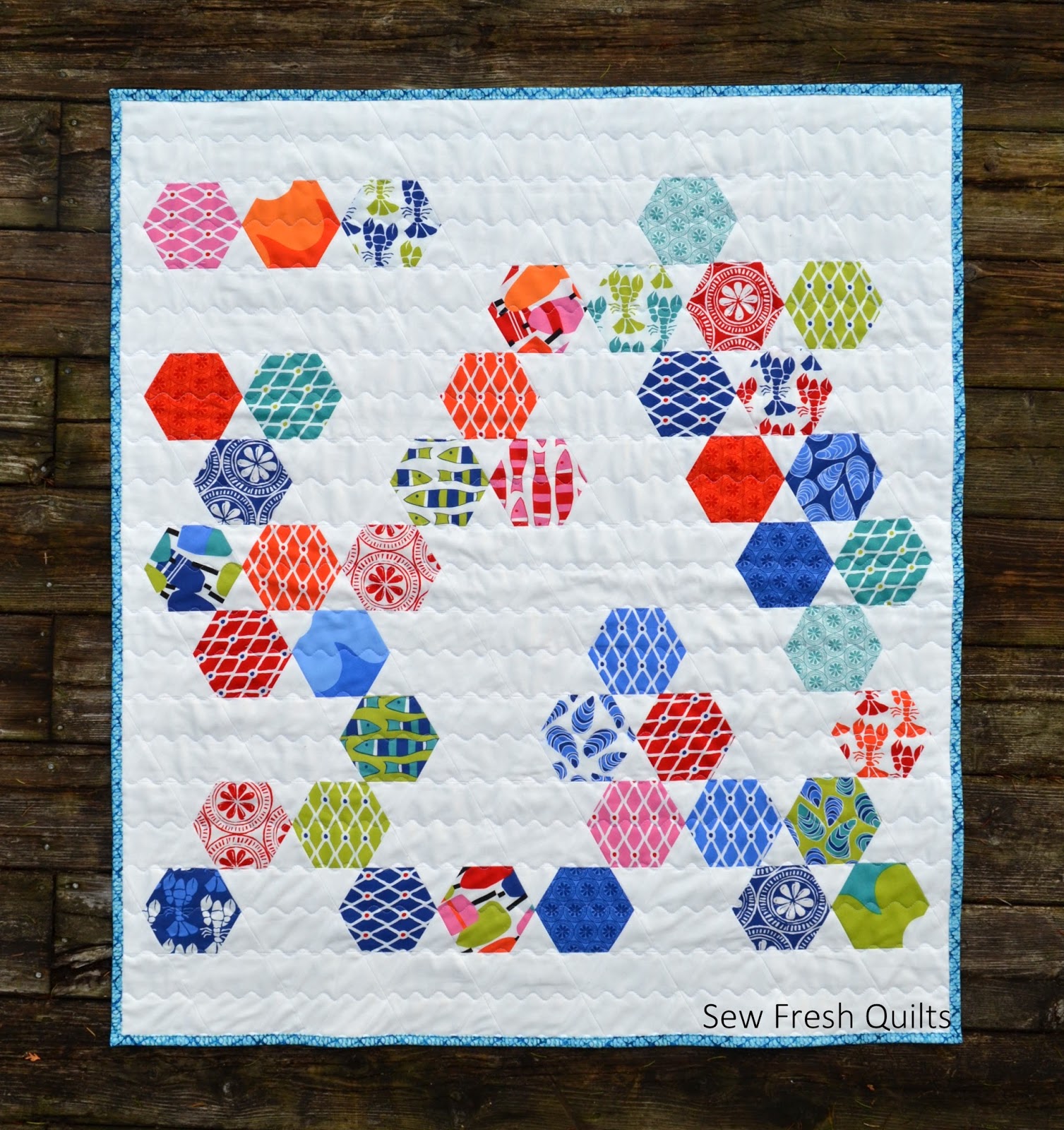 Sew Easy Hexagon Quilting Template