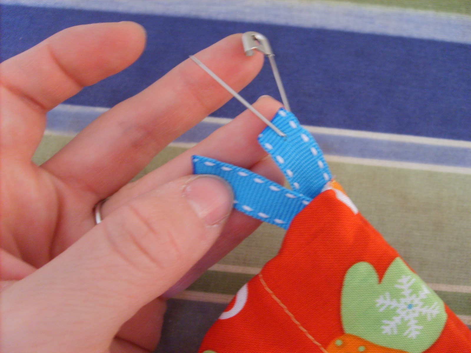 drawstring bag how to tie