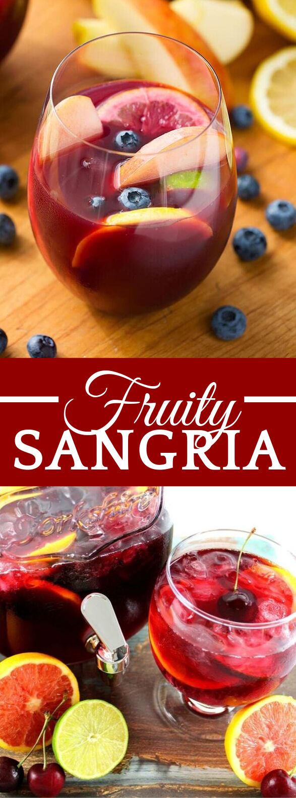 FRUITY SANGRIA RECIPE #drinks #punch FRUITY SANGRIA RECIPE #drinks #punch