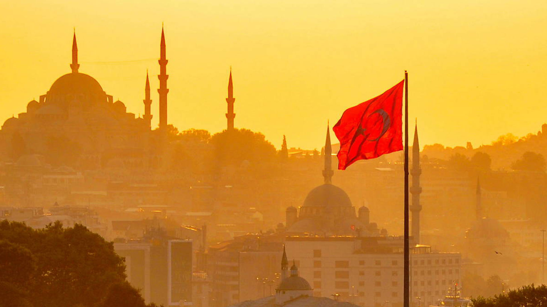 istanbul manzarali turk bayragi resimleri 17