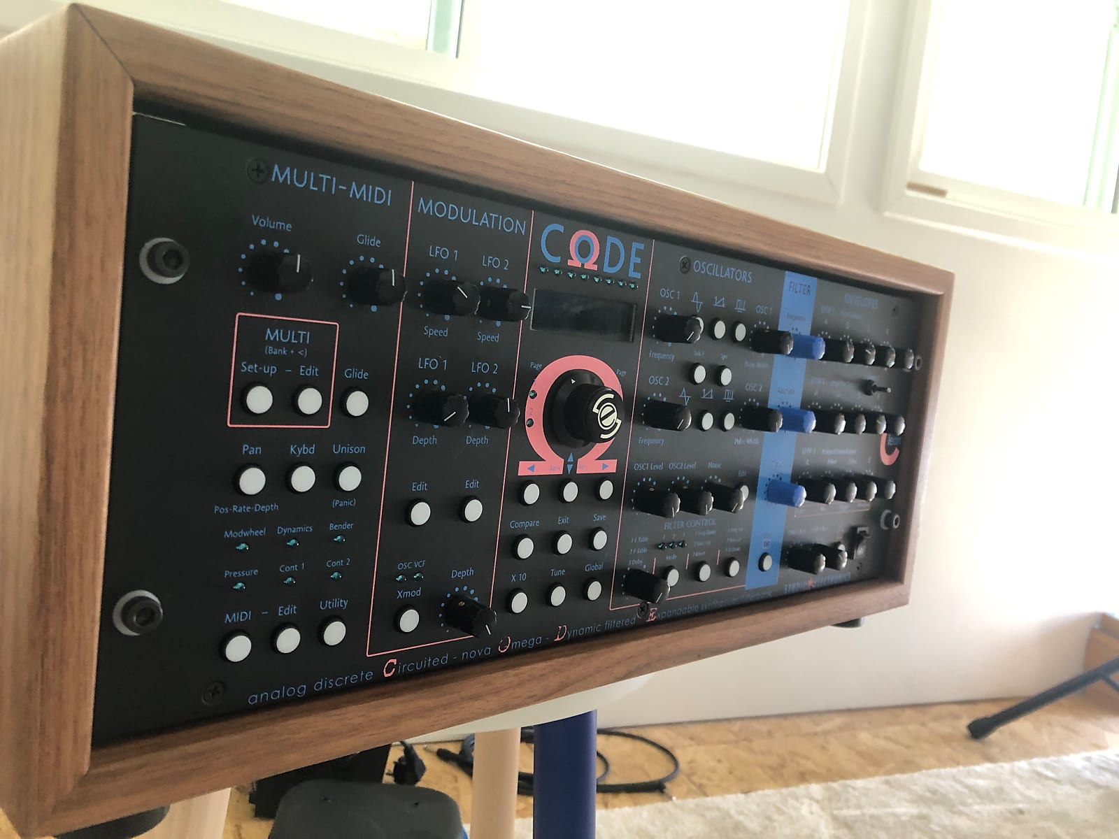 MATRIXSYNTH: Studio Electronics Code 8 Voice Synthesizer SN 1384