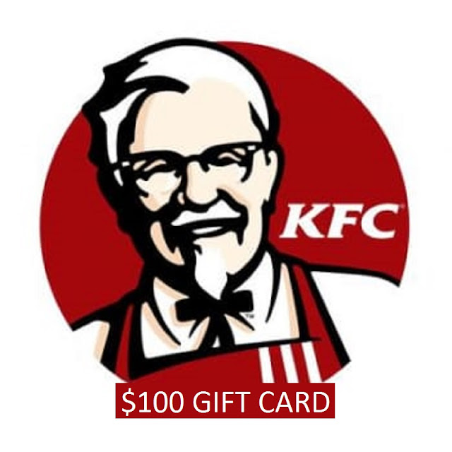 Get a 100 Gift Card from KFC!! offer for all