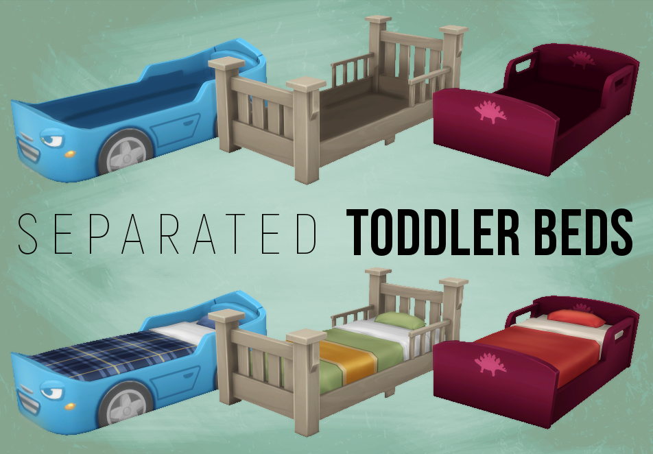 Sims 4 CC's The Best Toddler Bed Frames + Mattress by simspirashun