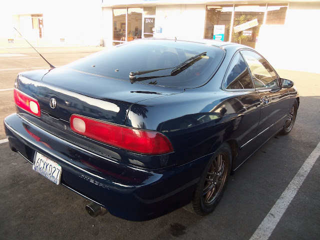 Integra after color change from white to midnight blue.