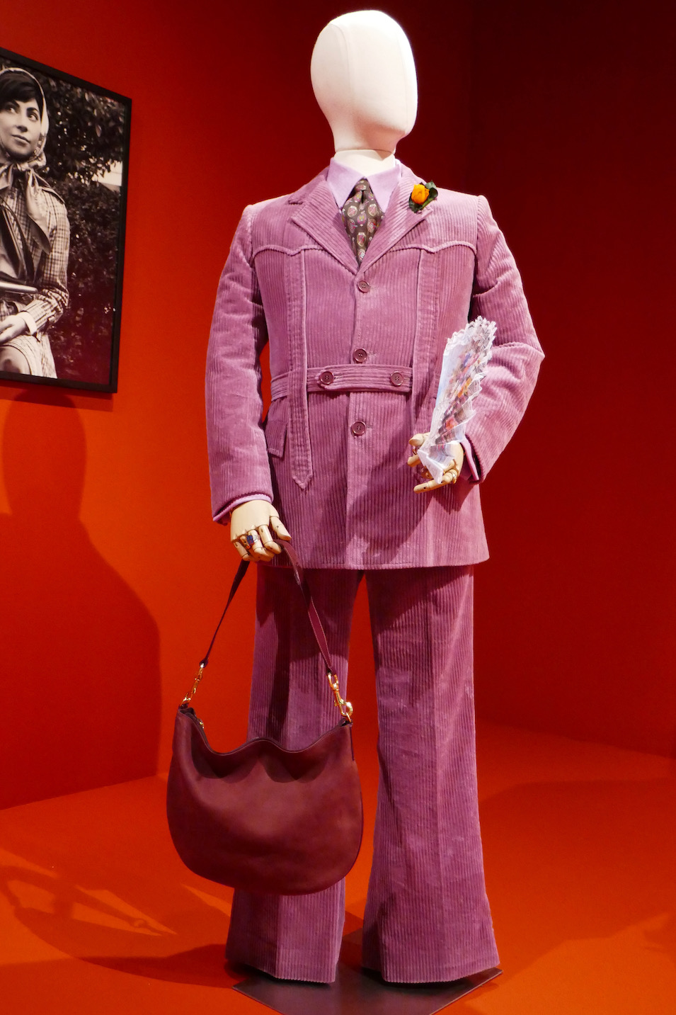 Hollywood Movie Costumes and Props: Jared Leto's Paolo Gucci costume from  House of Gucci on display...