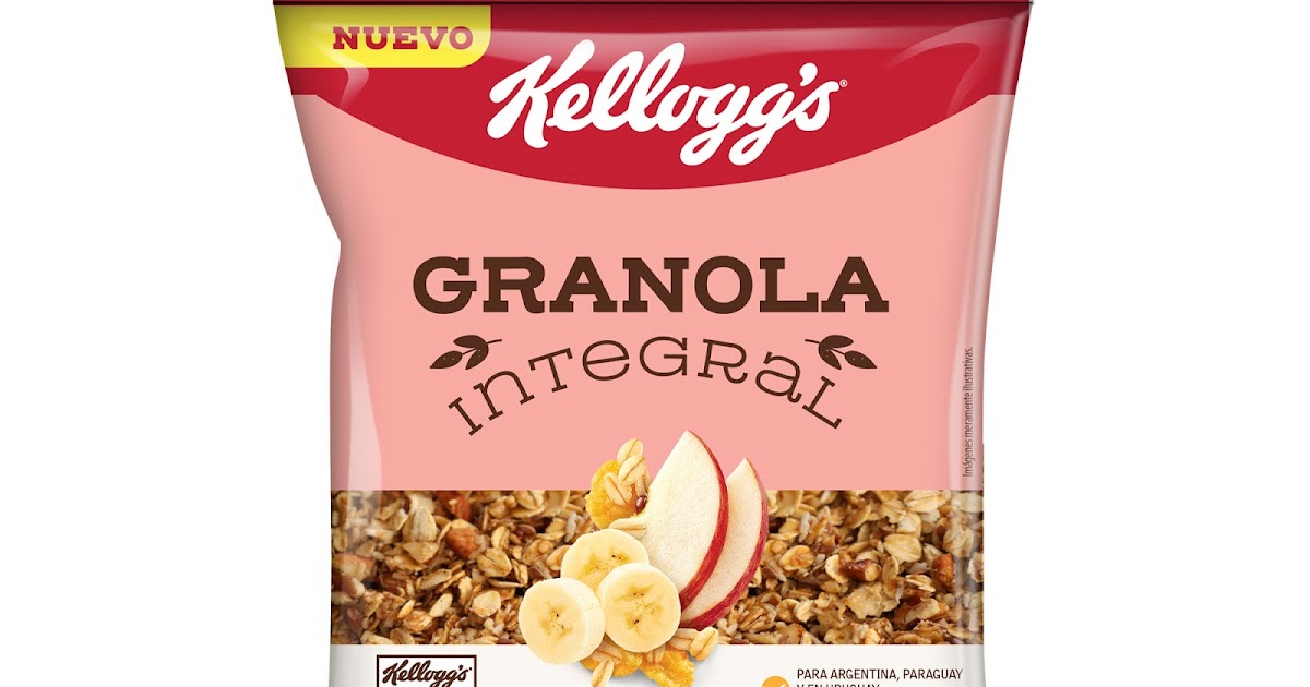 Granola integral kellogg's musli banana y manzana