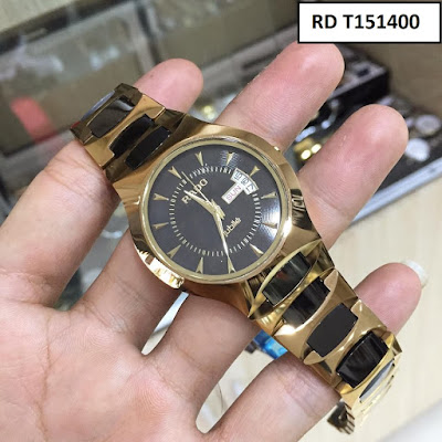 Đồng hồ đeo tay RD T51400 1mặt tròn dây đá ceramic đen đẹp xuất sắc