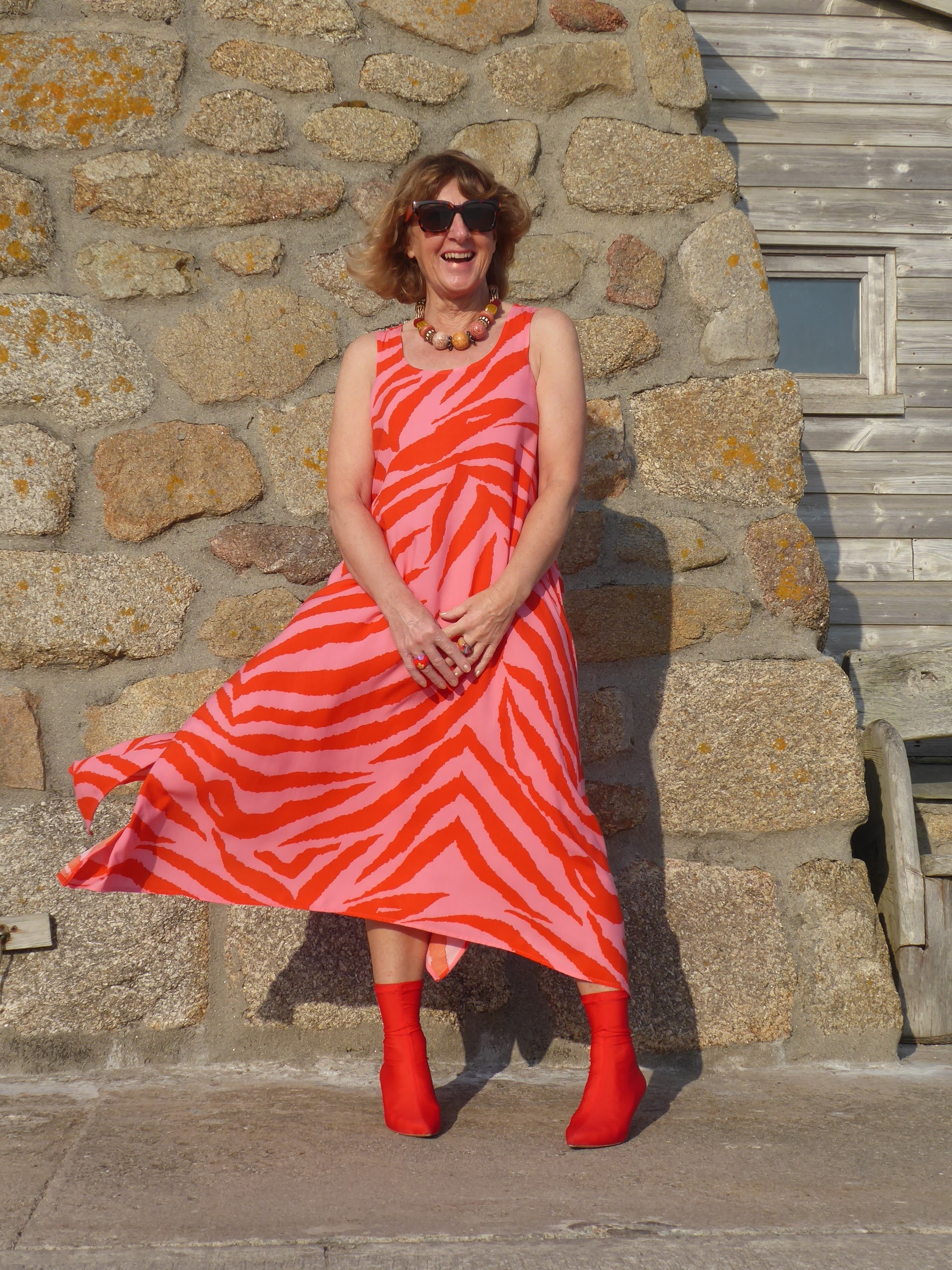 hush animal print dress