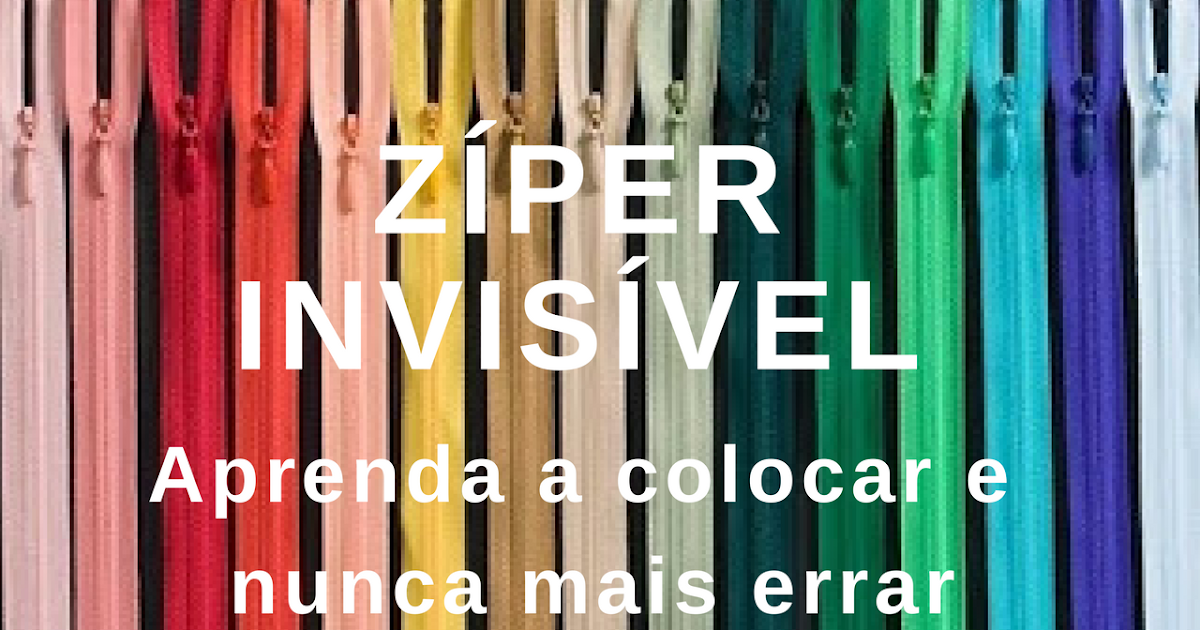 Faça Quase Tudo Tipos de zíper Faça Quase Tudo Tipos de zíper