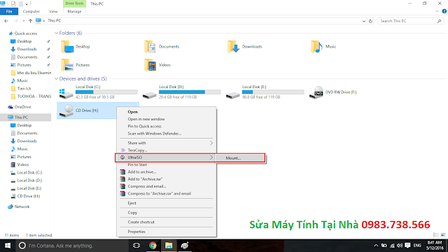 Dùng file ISO trong ổ ảo - H02