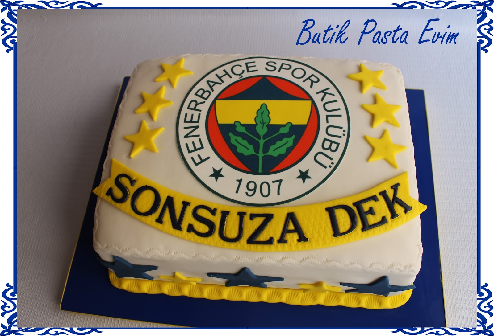 Fenerbahce Pasta / Fenerbahçe Pasta Kutas Pasta istanbul