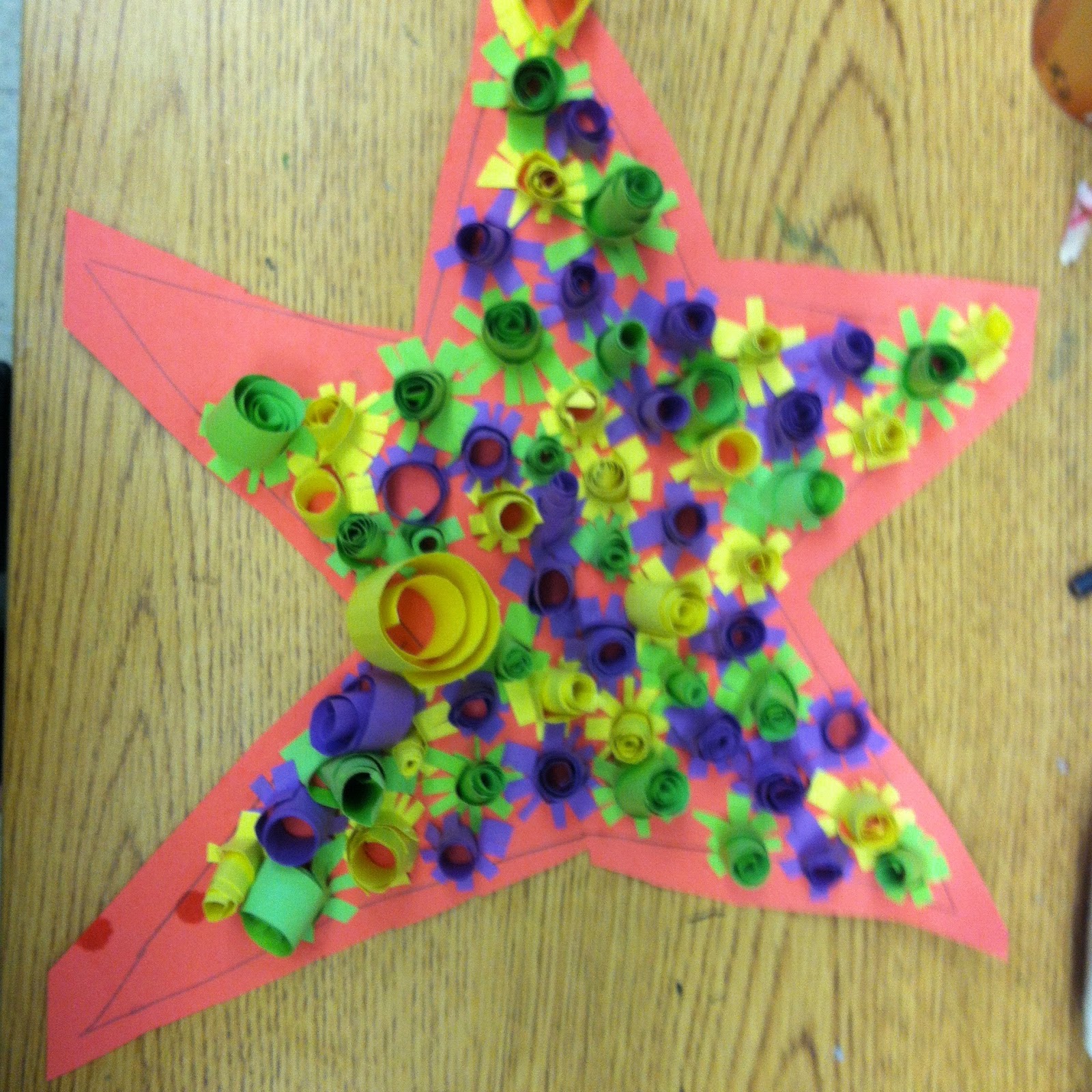 Mrs. Meggles Art Room Paper Curling Relief Shapes