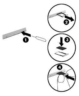 Inserting microSD cards Inserting microSD cards