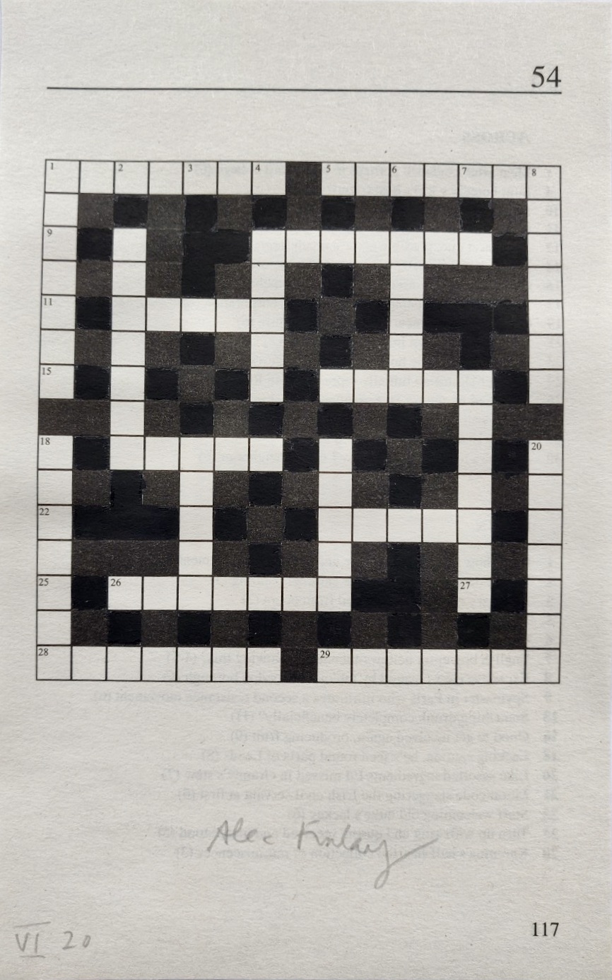Day of Access crossword drawings